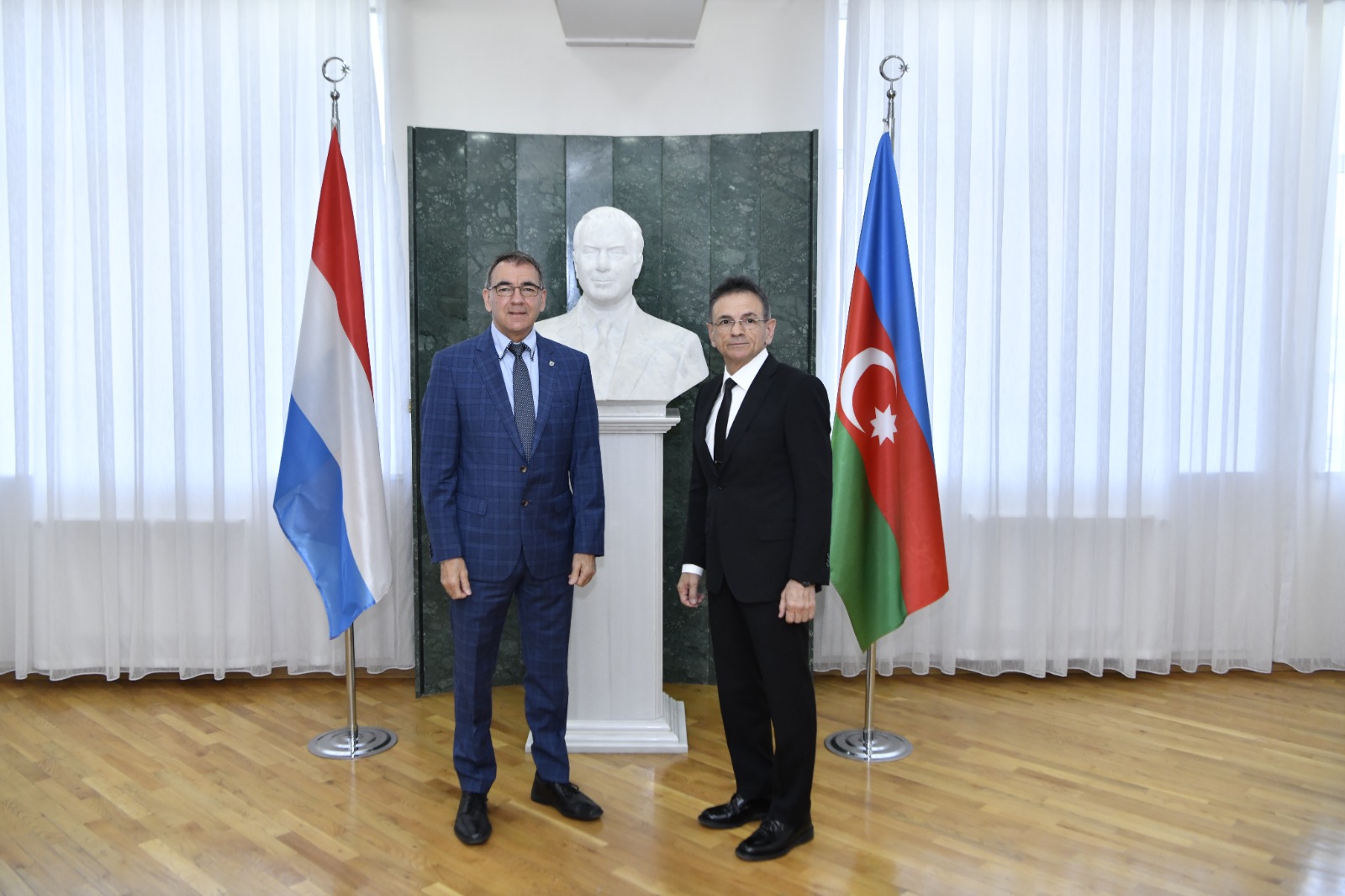 Azərbaycan Velosiped Federasiyasının prezidenti Mədət Quliyev Mişel Turk ilə görüşüb